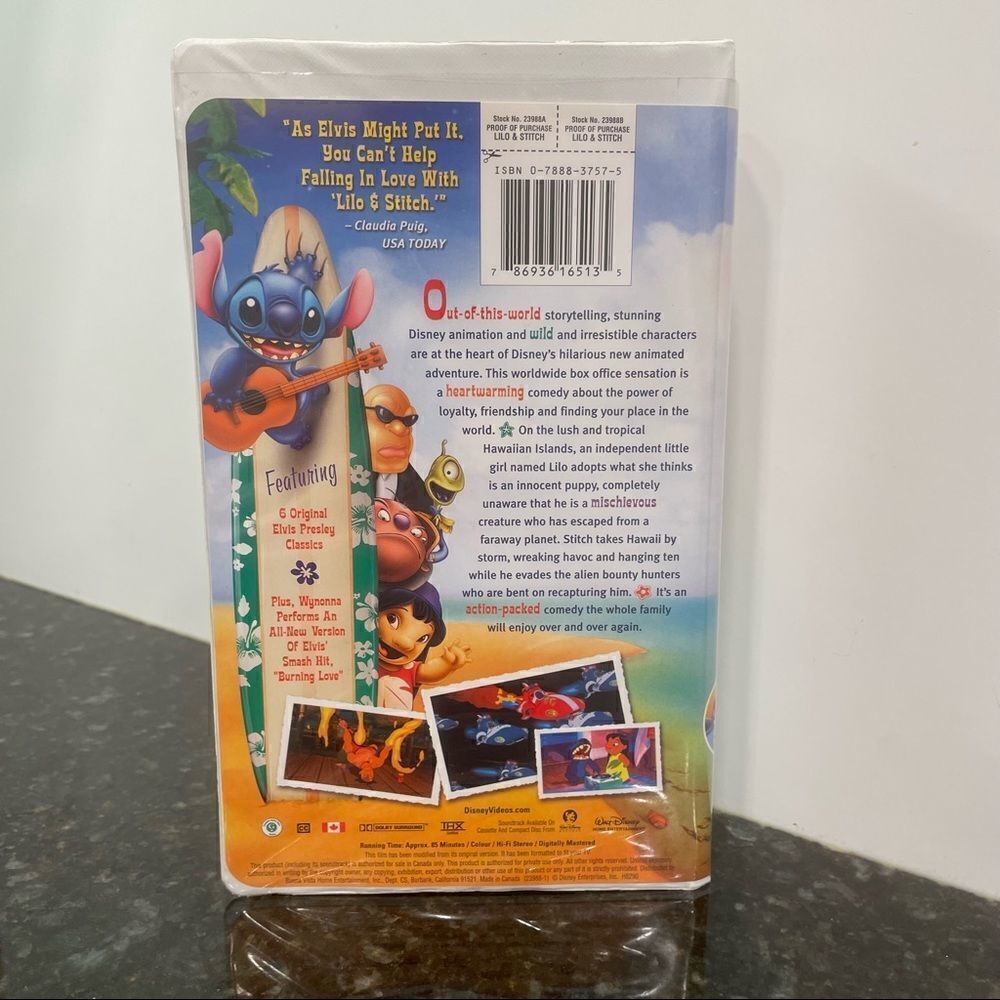 COPY - VHS 📼 Walt Disney’s Lilo and Stitch - Picture 4 of 8